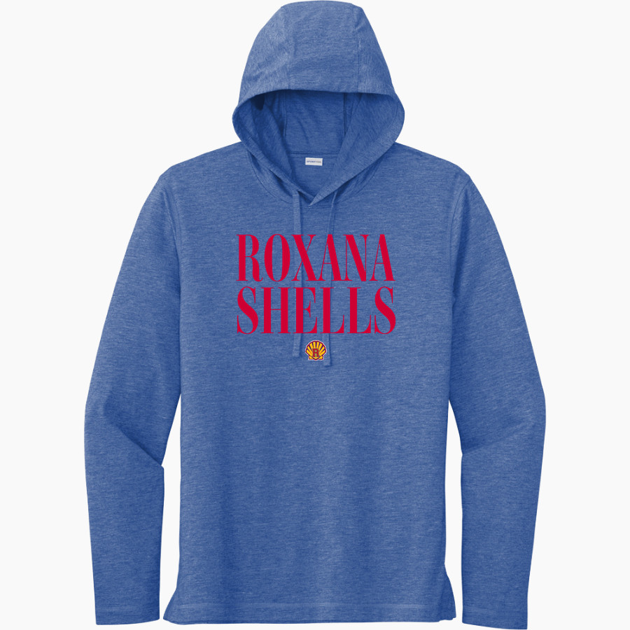 Roxana Shells <span class="pdp-name-mascot">Roxana Shells</span> Sport-Tek Men's PosiCharge Tri-Blend Long Sleeve Hoodie Tee