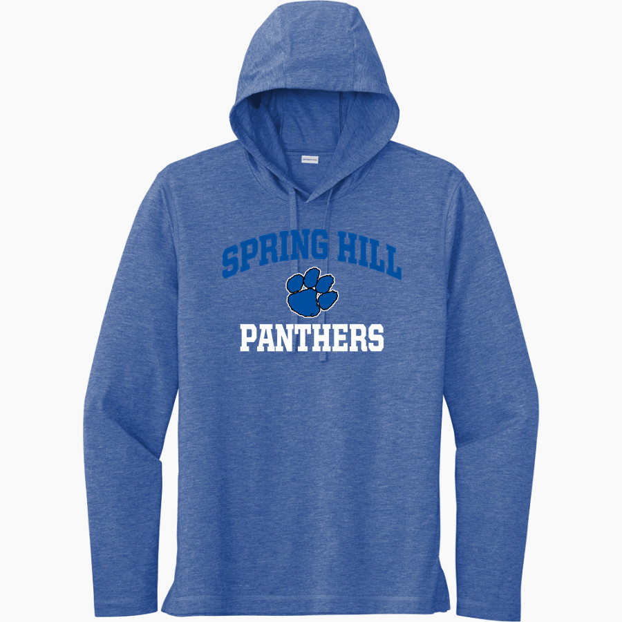 Spring Hill Panthers <span class="pdp-name-mascot">Spring Hill Panthers</span> Sport-Tek Men's PosiCharge Tri-Blend Long Sleeve Hoodie Tee
