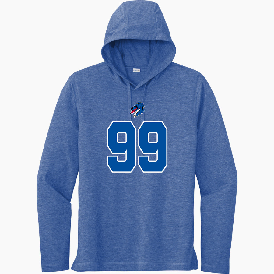 Mountainburg Dragons <span class="pdp-name-mascot">Mountainburg Dragons</span> Sport-Tek Men's PosiCharge Tri-Blend Long Sleeve Hoodie Tee