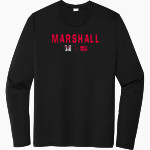 Marshall Mavericks Sport-Tek Men's Posi-UV Pro Long Sleeve T-Shirt Front Thumbnail