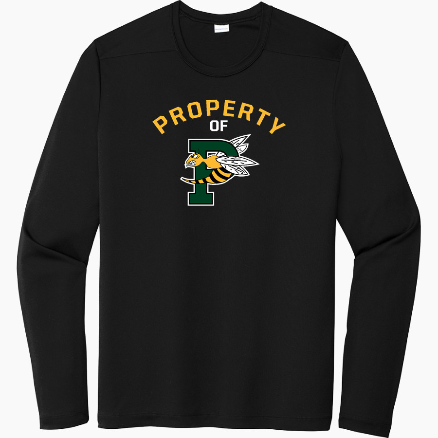 PREBLE HIGH SCHOOL HORNETS Sport-Tek Men's Posi-UV Pro Long Sleeve T-Shirt
