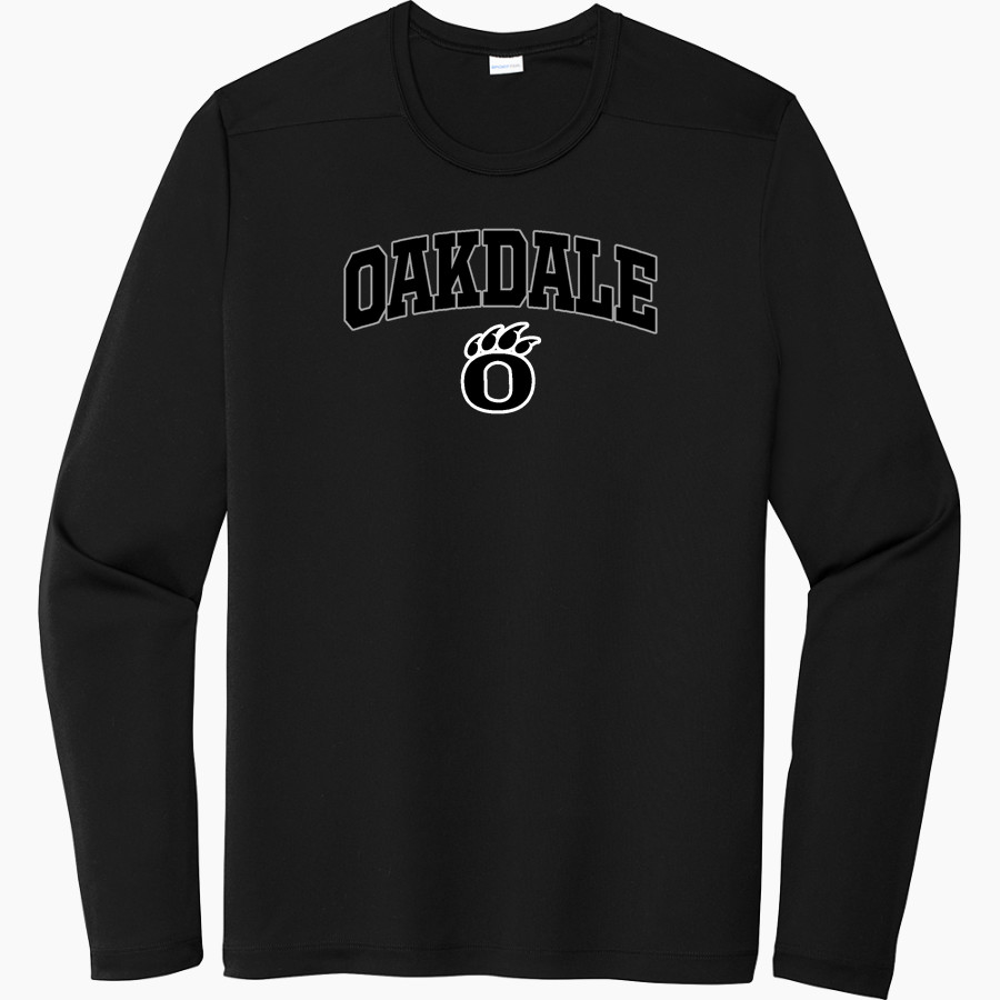 OAKDALE HIGH SCHOOL BEARS Sport-Tek Men's Posi-UV Pro Long Sleeve T-Shirt