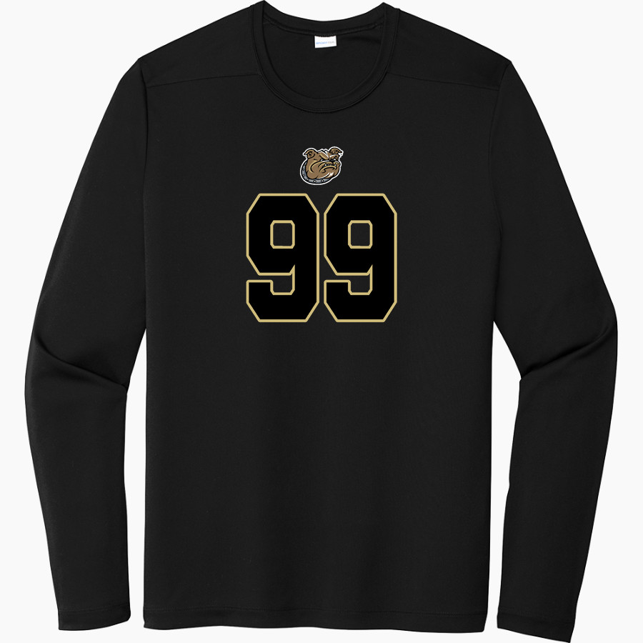 Bryant Bulldogs <span class="pdp-name-mascot">Bryant Bulldogs</span> Sport-Tek Men's Posi-UV Pro Long Sleeve T-Shirt