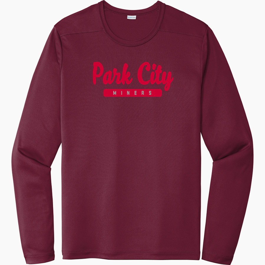 Park City Miners <span class="pdp-name-mascot">PARK CITY MINERS</span> Sport-Tek Men's Posi-UV Pro Long Sleeve T-Shirt