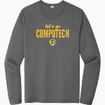Computech Tigers Sport-Tek Men's Posi-UV Pro Long Sleeve T-Shirt Front Thumbnail