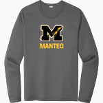 Manteo Redskins Sport-Tek Men's Posi-UV Pro Long Sleeve T-Shirt Front Thumbnail