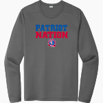 Washington Patriots <span class="pdp-name-mascot">George Washington Middle School Patriots</span> Sport-Tek Men's Posi-UV Pro Long Sleeve T-Shirt Front Thumbnail