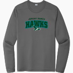 Jeremy Ranch Hawks <span class="pdp-name-mascot">Jeremy Ranch Elementary Hawks</span> Sport-Tek Men's Posi-UV Pro Long Sleeve T-Shirt Front Thumbnail