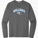 Barton College Official Store of the Bulldogs <span class="pdp-name-mascot">Barton Bulldogs</span> Sport-Tek Men's Posi-UV Pro Long Sleeve T-Shirt Front Thumbnail