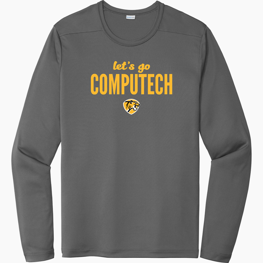 Computech Tigers Sport-Tek Men's Posi-UV Pro Long Sleeve T-Shirt