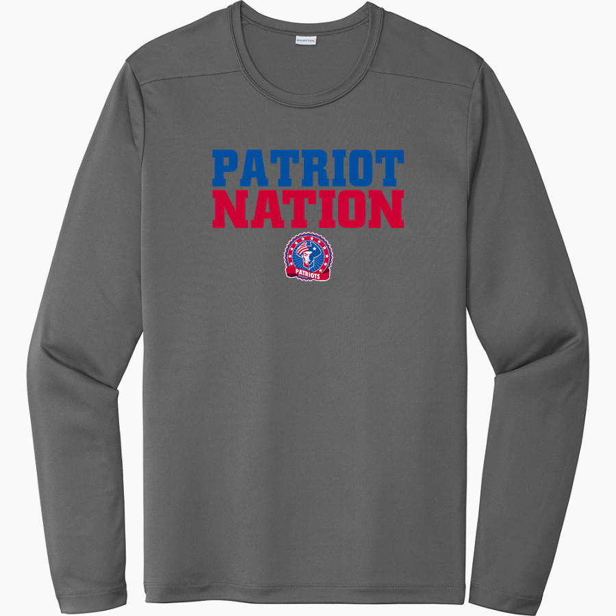 Washington Patriots <span class="pdp-name-mascot">George Washington Middle School Patriots</span> Sport-Tek Men's Posi-UV Pro Long Sleeve T-Shirt