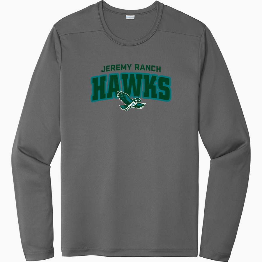 Jeremy Ranch Hawks <span class="pdp-name-mascot">Jeremy Ranch Elementary Hawks</span> Sport-Tek Men's Posi-UV Pro Long Sleeve T-Shirt