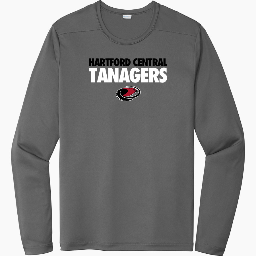 Hartford Central Tanagers Tanagers Sport-Tek Men's Posi-UV Pro Long Sleeve T-Shirt