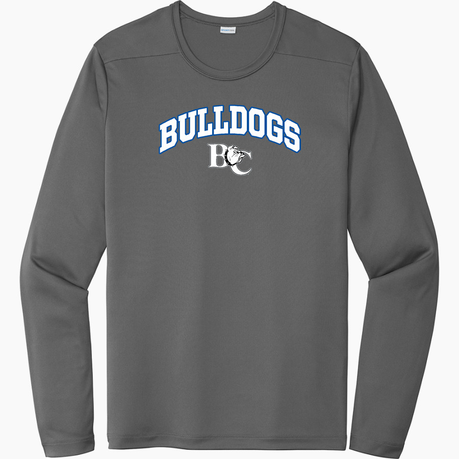 Barton College Official Store of the Bulldogs <span class="pdp-name-mascot">Barton Bulldogs</span> Sport-Tek Men's Posi-UV Pro Long Sleeve T-Shirt