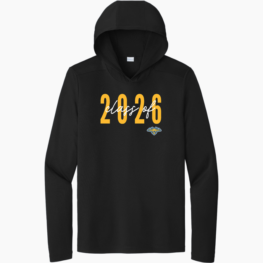 CLYDE HIGH SCHOOL FLIERS <span class="pdp-name-mascot">CLYDE FLIERS</span> Sport-Tek Men's Posi-UV Long Sleeve Hoodie