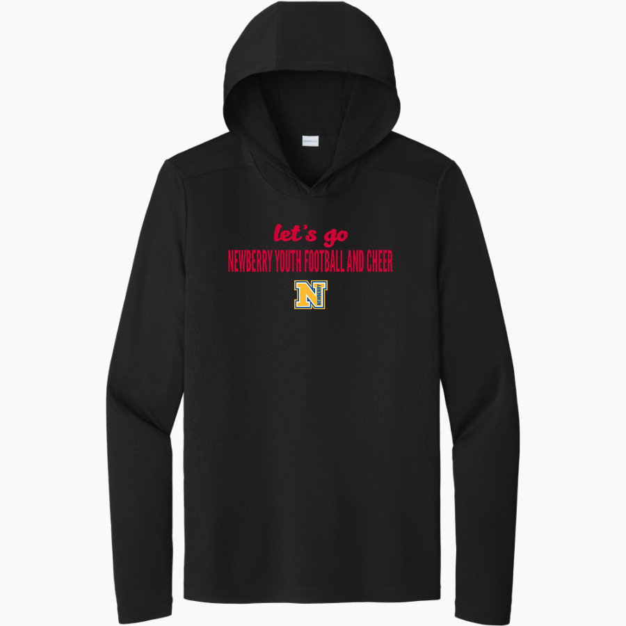 Newberry Youth Football And Cheer Panthers <span class="pdp-name-mascot">Newberry Youth Football And Cheer Panthers</span> Sport-Tek Men's Posi-UV Long Sleeve Hoodie