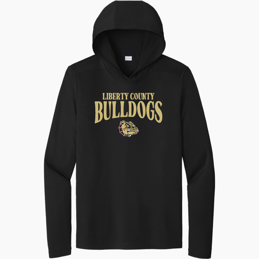 LIBERTY COUNTY HIGH SCHOOL BULLDOGS <span class="pdp-name-mascot">LIBERTY COUNTY BULLDOGS</span> Sport-Tek Men's Posi-UV Long Sleeve Hoodie