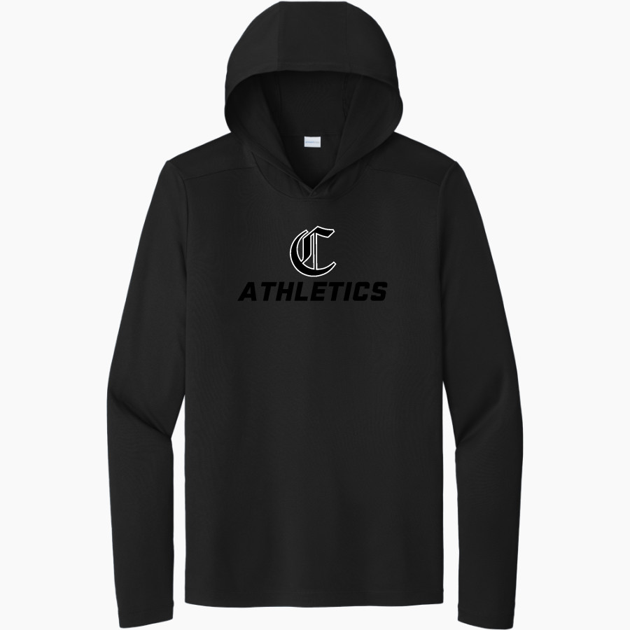 CISTERCIAN PREPARATORY SCHOOL HAWKS <span class="pdp-name-mascot">CISTERCIAN HAWKS</span> Sport-Tek Men's Posi-UV Long Sleeve Hoodie