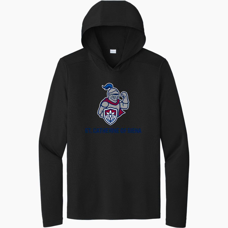 St. Catherine of Siena Knights <span class="pdp-name-mascot">St. Catherine of Siena Knights</span> Sport-Tek Men's Posi-UV Long Sleeve Hoodie