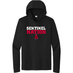 Marquette Sentinels <span class="pdp-name-mascot">Marquette Redettes</span> Sport-Tek Men's Posi-UV Long Sleeve Hoodie Front Thumbnail
