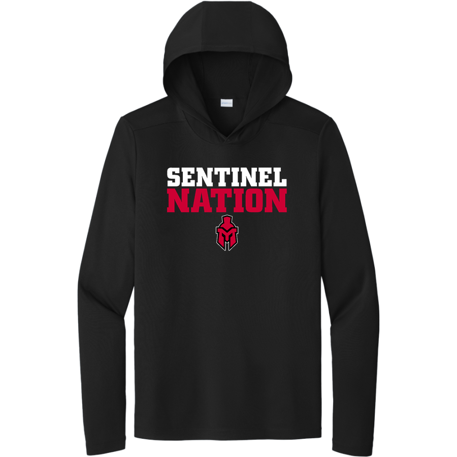 Marquette Sentinels <span class="pdp-name-mascot">Marquette Redettes</span> Sport-Tek Men's Posi-UV Long Sleeve Hoodie