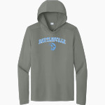 BARTLESVILLE HIGH SCHOOL BRUINS <span class="pdp-name-mascot">BARTLESVILLE BRUINS</span> Sport-Tek Men's Posi-UV Long Sleeve Hoodie Front Thumbnail