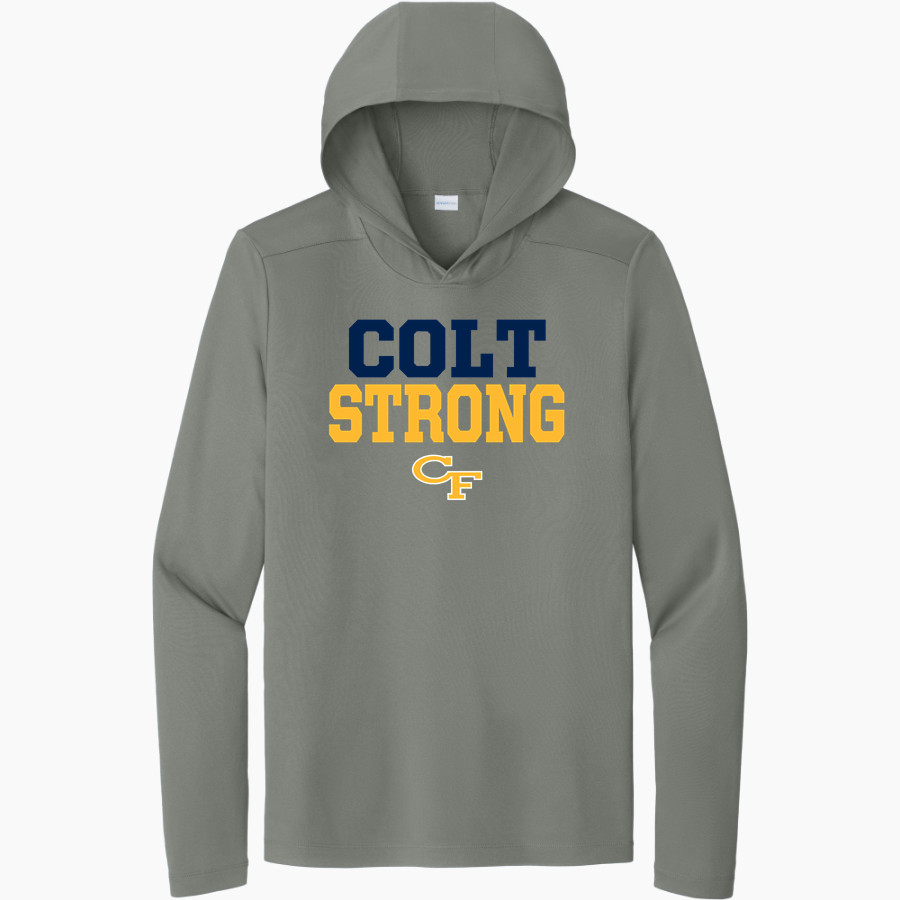 Cape Fear Colts <span class="pdp-name-mascot">Cape Fear Colts</span> Sport-Tek Men's Posi-UV Long Sleeve Hoodie