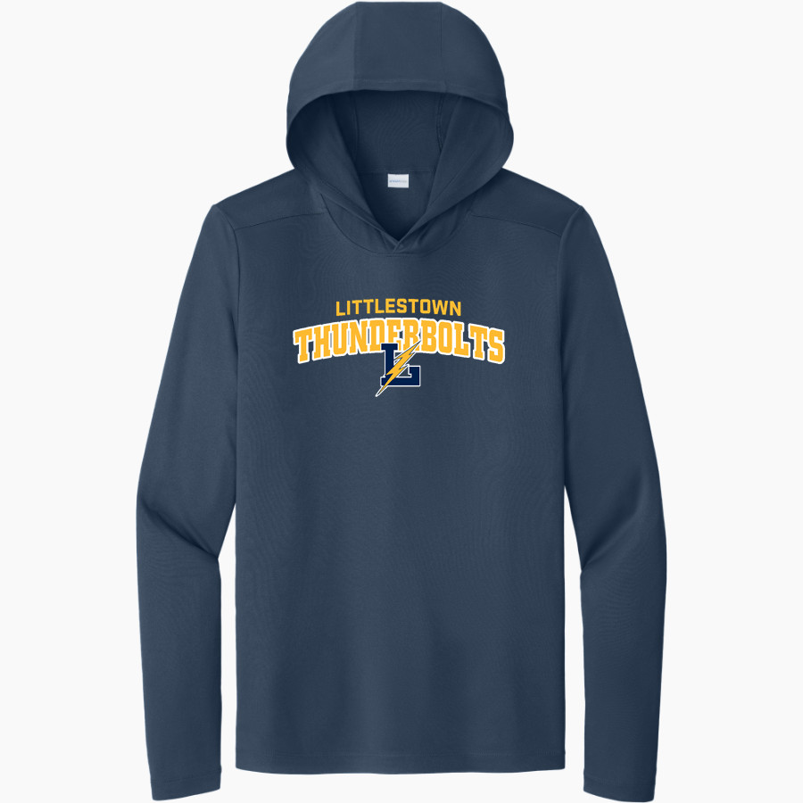 LITTLESTOWN HIGH SCHOOL THUNDERBOLTS Sport-Tek Men's Posi-UV Long Sleeve Hoodie
