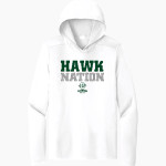 Oakwood Hawks <span class="pdp-name-mascot">Oakwood Hawks</span> Sport-Tek Men's Posi-UV Long Sleeve Hoodie Front Thumbnail