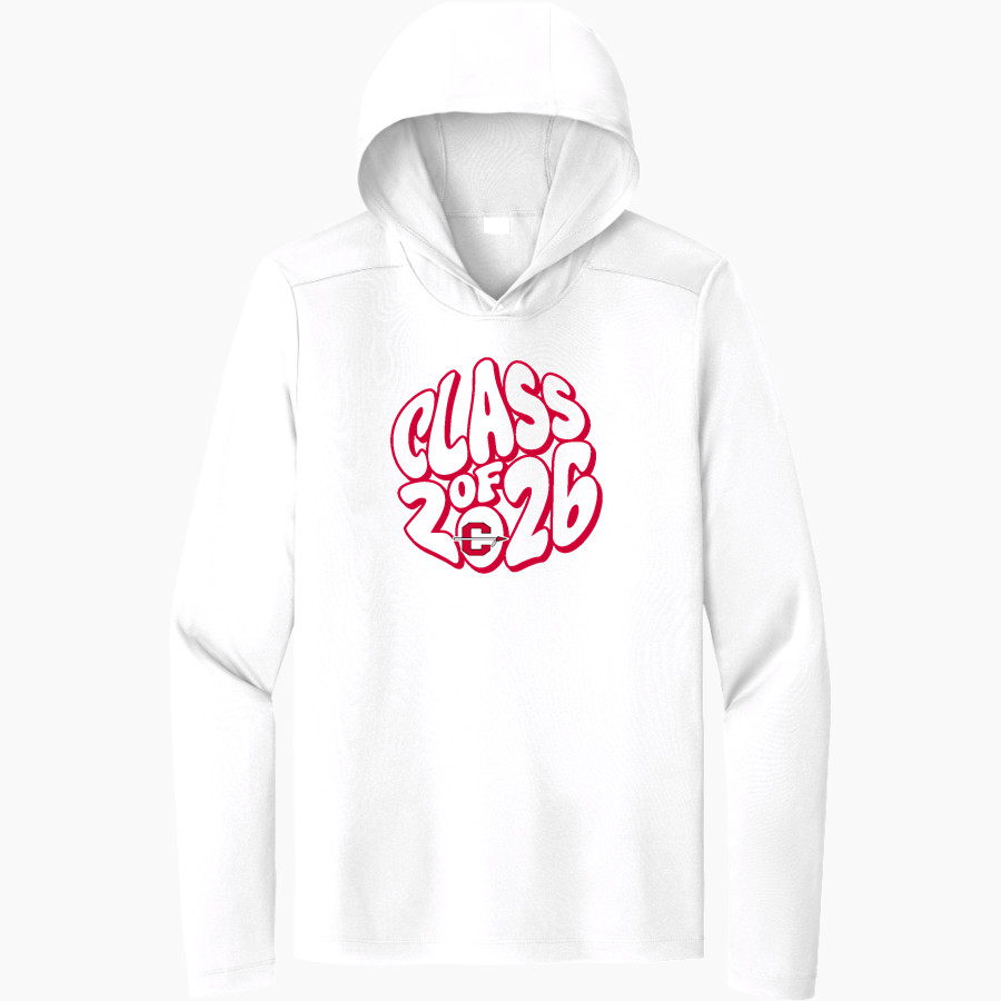 CLEVELAND HIGH SCHOOL INDIANS <span class="pdp-name-mascot">CLEVELAND INDIANS</span> Sport-Tek Men's Posi-UV Long Sleeve Hoodie