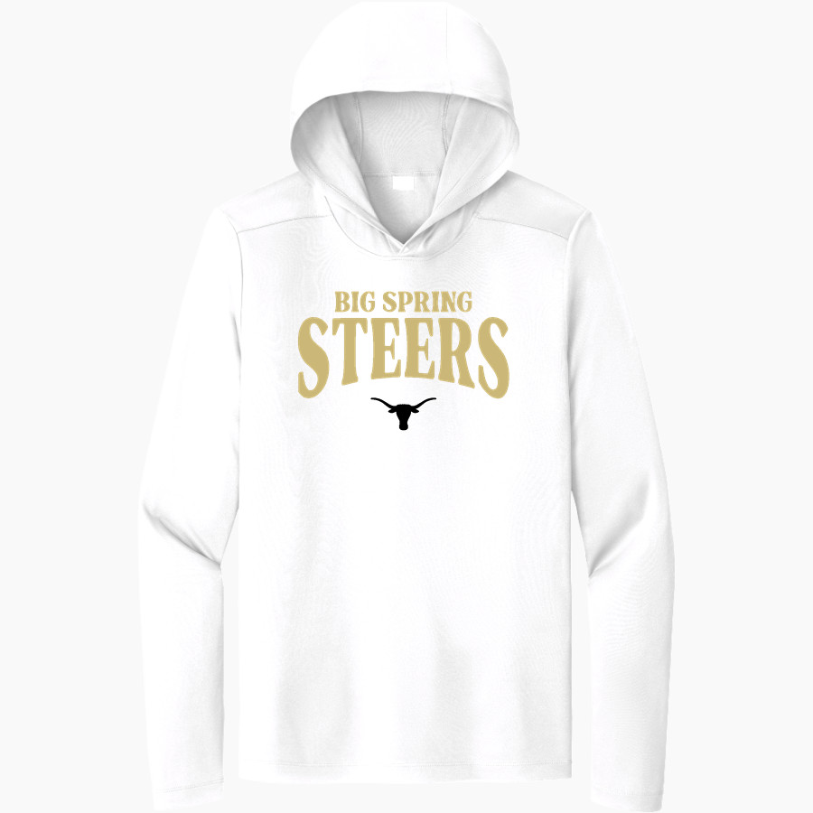 BIG SPRING HIGH SCHOOL STEERS <span class="pdp-name-mascot">BIG SPRING STEERS</span> Sport-Tek Men's Posi-UV Long Sleeve Hoodie