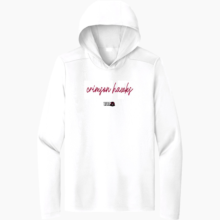 Indiana University of Pennsylvania <span class="pdp-name-mascot">Indiana University Of PA Hawks</span> Sport-Tek Men's Posi-UV Long Sleeve Hoodie