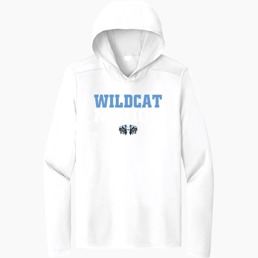 Cedar Bluffs Wildcats <span class="pdp-name-mascot">Cedar Bluffs Wildcats</span> Sport-Tek Men's Posi-UV Long Sleeve Hoodie