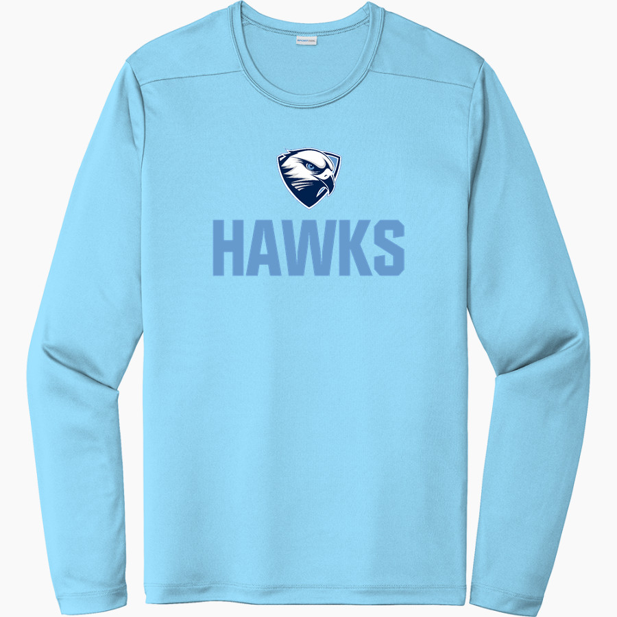 Hamilton Heights Hawks <span class="pdp-name-mascot">Hamilton Heights Christian Academy Hawks</span> Sport-Tek Men's Posi-UV Pro Long Sleeve T-Shirt