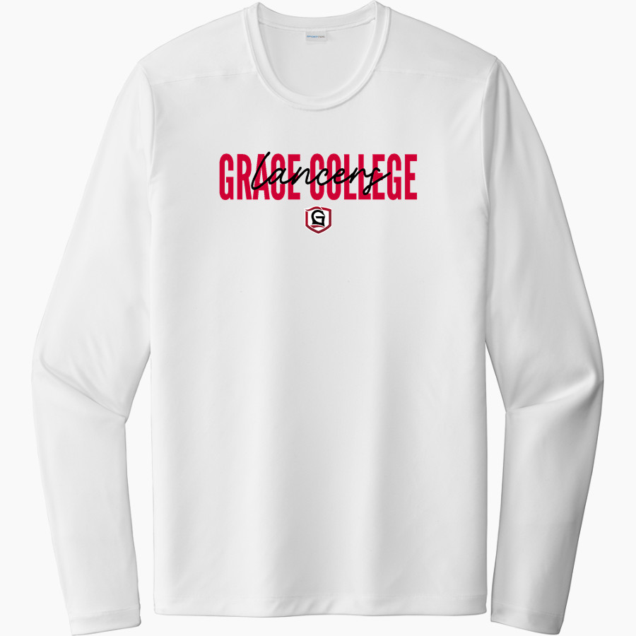 Grace College Lancers <span class="pdp-name-mascot">Grace College Lancers</span> Sport-Tek Men's Posi-UV Pro Long Sleeve T-Shirt