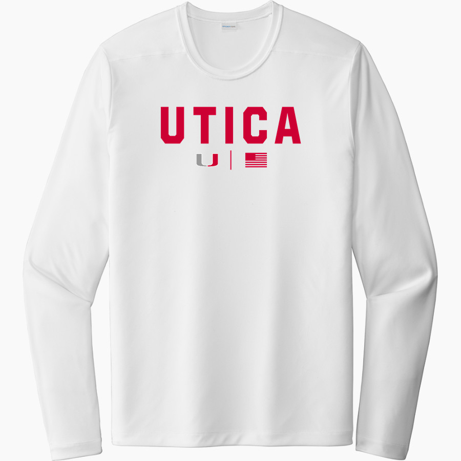UTICA HIGH SCHOOL REDSKINS <span class="pdp-name-mascot">UTICA REDSKINS</span> Sport-Tek Men's Posi-UV Pro Long Sleeve T-Shirt