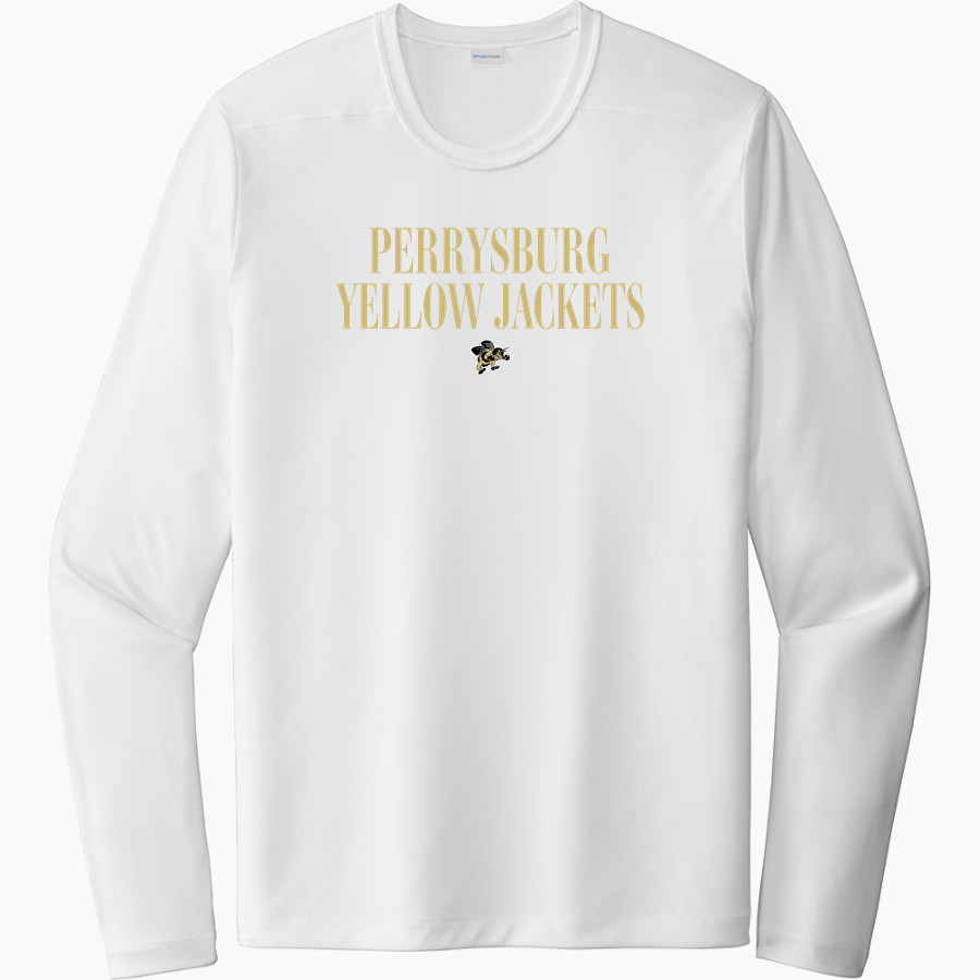 PERRYSBURG HIGH SCHOOL YELLOW JACKETS <span class="pdp-name-mascot">PERRYSBURG YELLOW JACKETS</span> Sport-Tek Men's Posi-UV Pro Long Sleeve T-Shirt