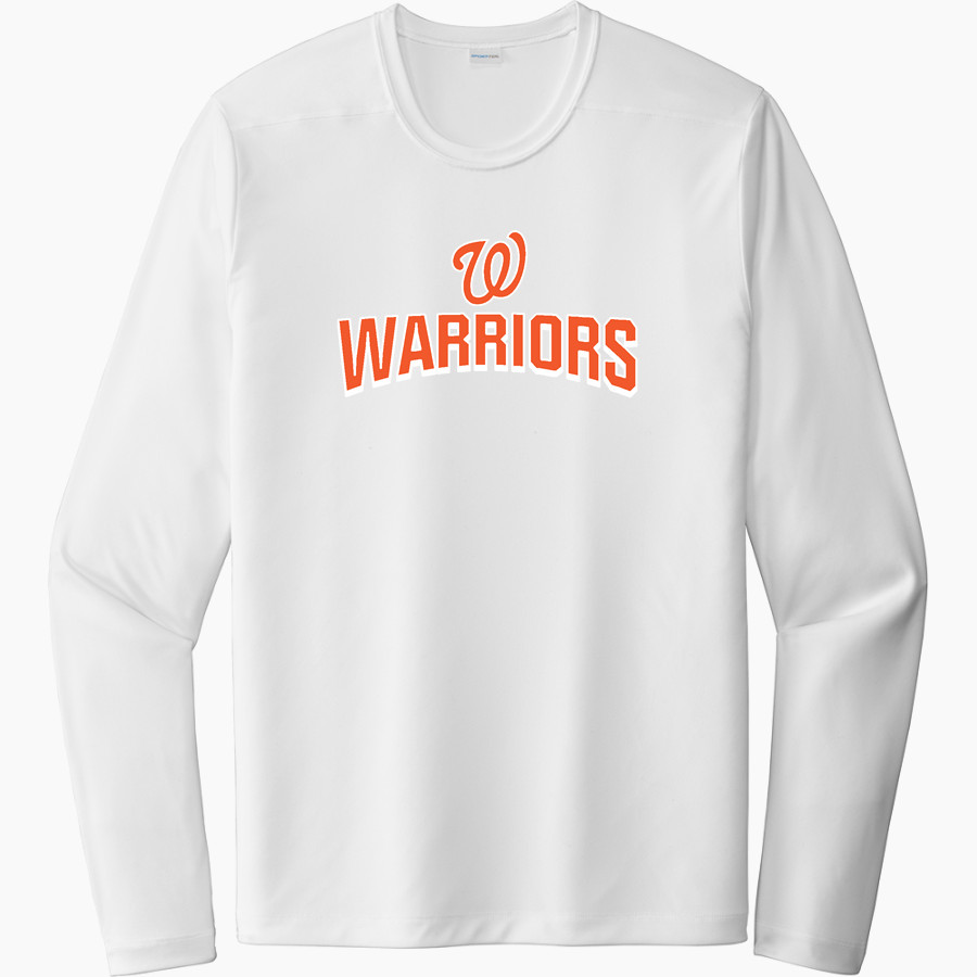 WAYLAND HIGH SCHOOL WARRIORS Sport-Tek Men's Posi-UV Pro Long Sleeve T-Shirt