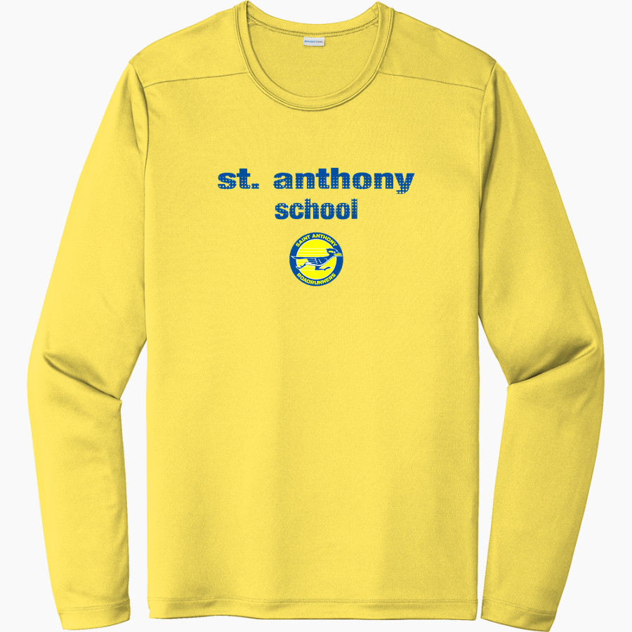 St. Anthony School <span class="pdp-name-mascot">St. Anthony School</span> Sport-Tek Men's Posi-UV Pro Long Sleeve T-Shirt