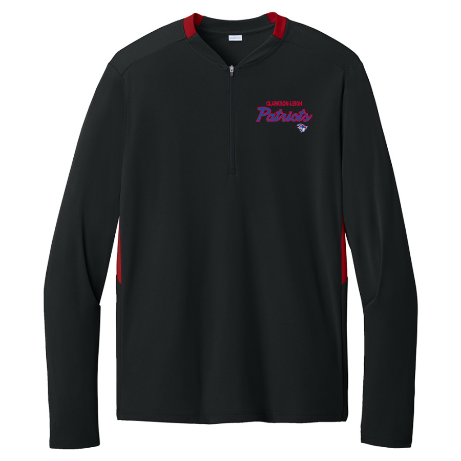 Clarkson-Leigh Patriots <span class="pdp-name-mascot">Clarkson-Leigh Patriots</span> Sport-Tek Club 1/4-Zip Pullover