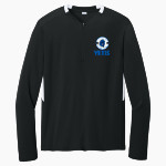 Cleveland Community College Yetis Sport-Tek Club 1/4-Zip Pullover Front Thumbnail