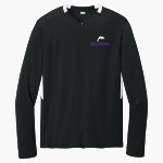 Bergman Dolphins Sport-Tek Club 1/4-Zip Pullover Front Thumbnail