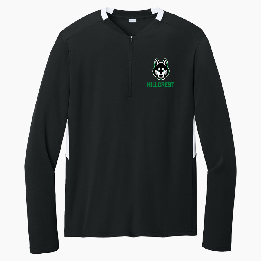 HILLCREST HIGH SCHOOL HUSKIES <span class="pdp-name-mascot">HILLCREST HUSKIES</span> Sport-Tek Club 1/4-Zip Pullover