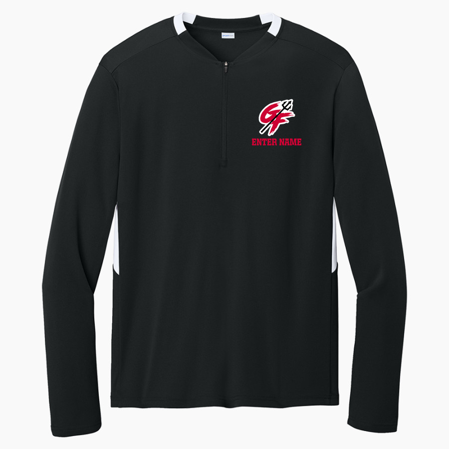 GREAT FALLS HIGH SCHOOL RED DEVILS Sport-Tek Club 1/4-Zip Pullover