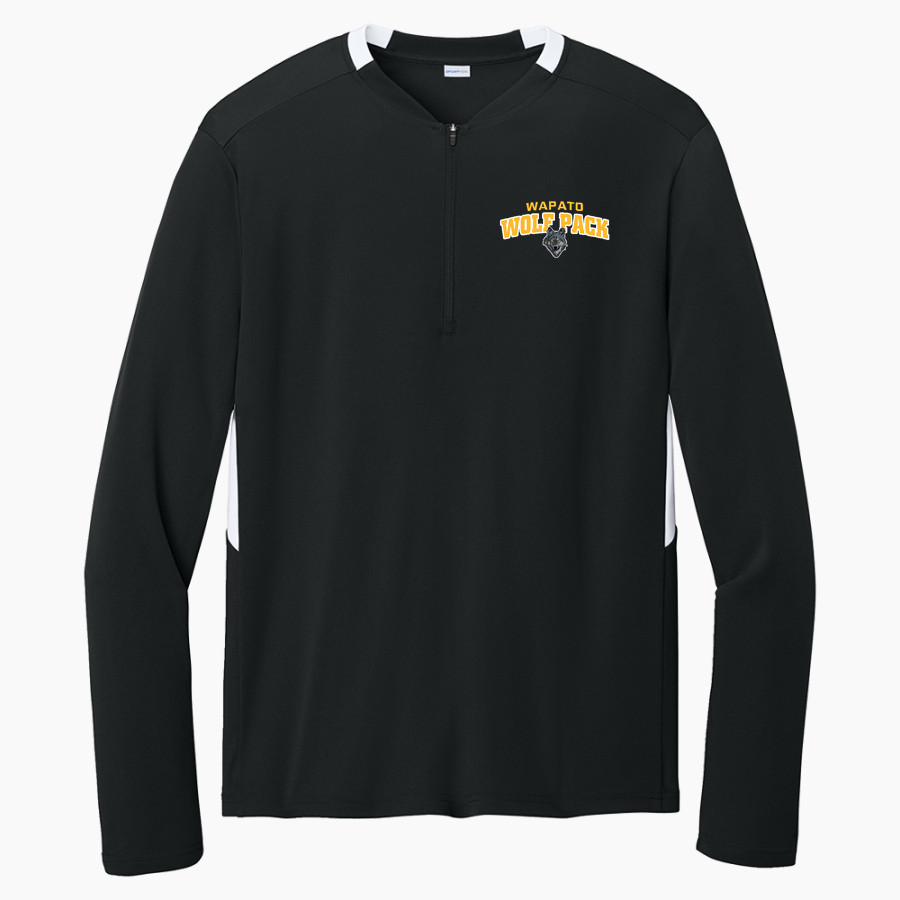 WAPATO HIGH SCHOOL WOLF PACK <span class="pdp-name-mascot">WAPATO WOLFPACK</span> Sport-Tek Club 1/4-Zip Pullover