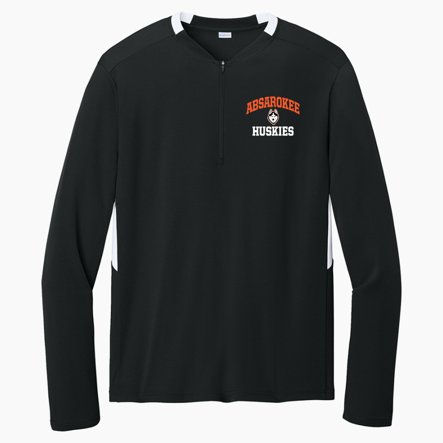 ABSAROKEE HIGH SCHOOL HUSKIES <span class="pdp-name-mascot">ABSAROKEE HUSKIES</span> Sport-Tek Club 1/4-Zip Pullover