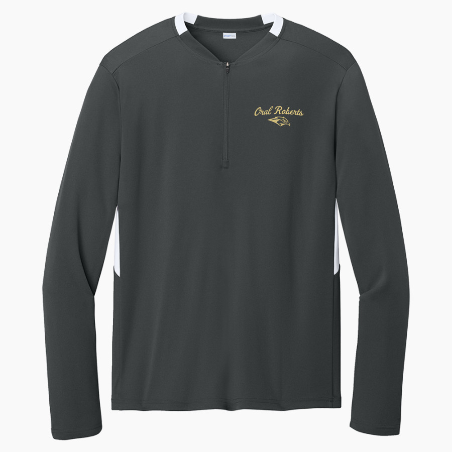 Oral Roberts Golden Eagles <span class="pdp-name-mascot">Oral Roberts Golden Eagles</span> Sport-Tek Club 1/4-Zip Pullover