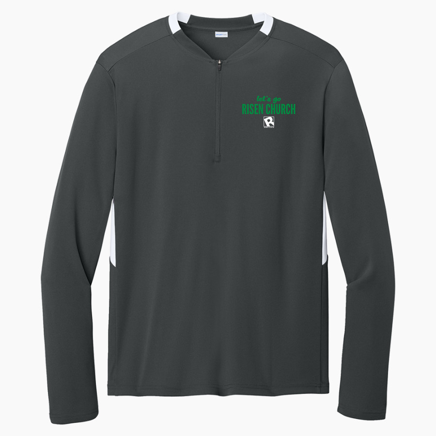 Risen Church <span class="pdp-name-mascot">Risen Church</span> Sport-Tek Club 1/4-Zip Pullover