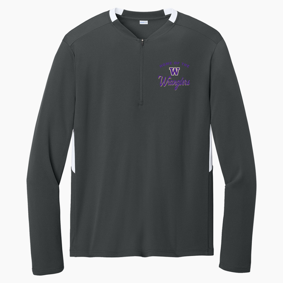 Wickenburg Wranglers <span class="pdp-name-mascot">Wickenburg Eagles</span> Sport-Tek Club 1/4-Zip Pullover