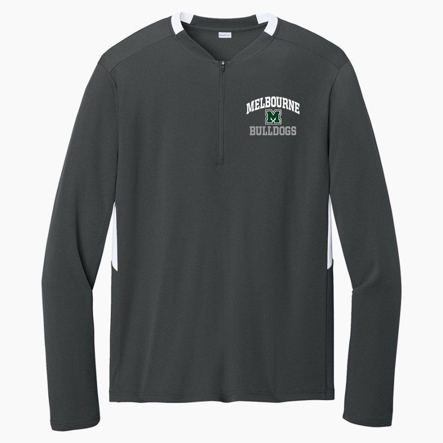 MELBOURNE HIGH SCHOOL BULLDOGS <span class="pdp-name-mascot">MELBOURNE BULLDOGS</span> Sport-Tek Club 1/4-Zip Pullover